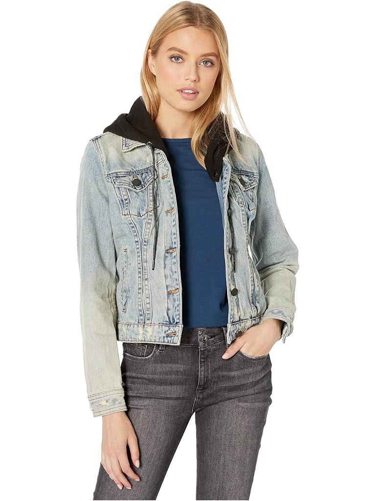 Denim Jacket with Hood