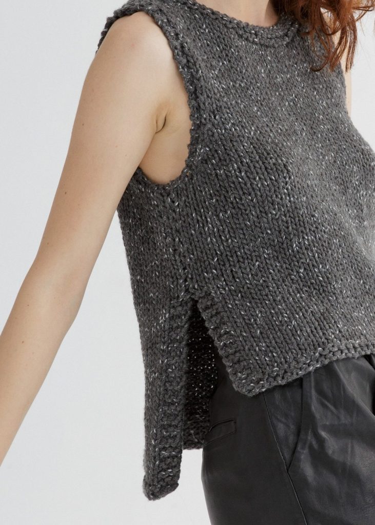 How to knit a vest