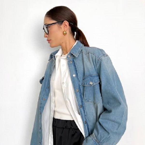 stylishly pair a jacket with jeans