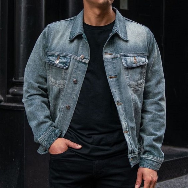 Learn how to properly wear a jean jacket for men