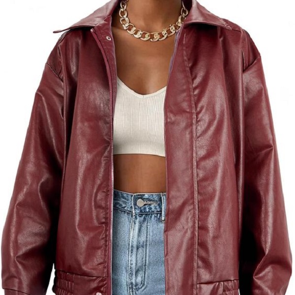  pairing with a women's bomber jacket