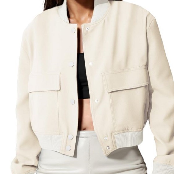  pairing with a women's bomber jacket