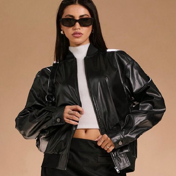  pairing with a women's bomber jacket