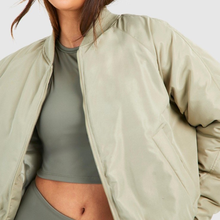 green bomber jacket