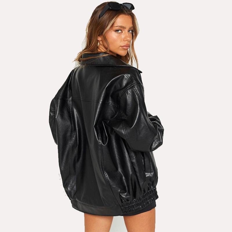 black bomber jacket