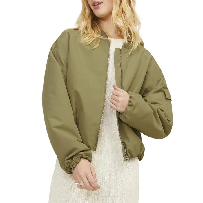 green bomber jacket