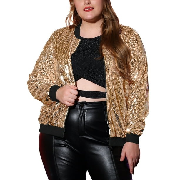 sequin bomber jacket