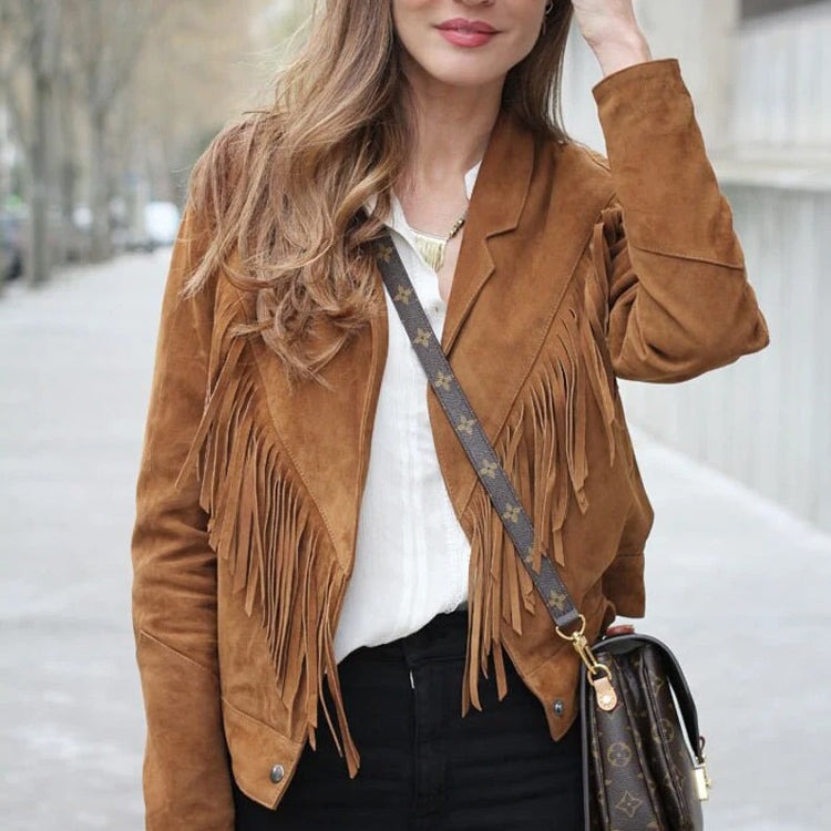 suede bomber jacket