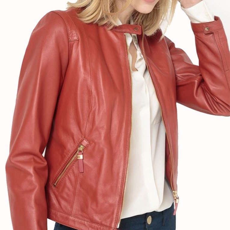 red bomber jacket