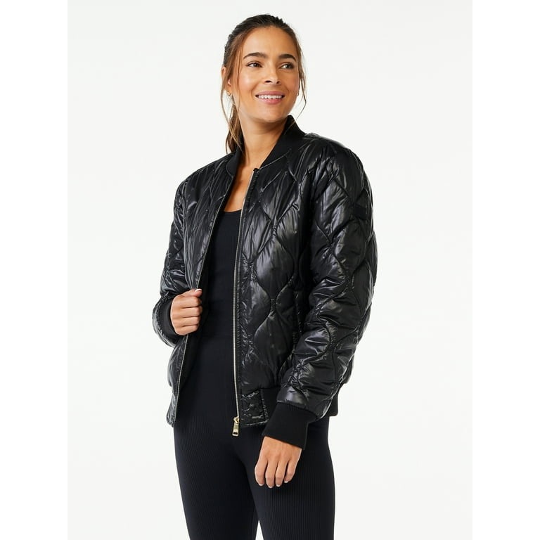 quilted bomber jacket