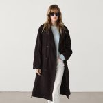 black trench coat