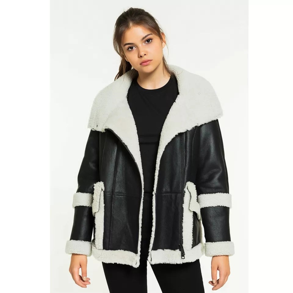 shearling coat