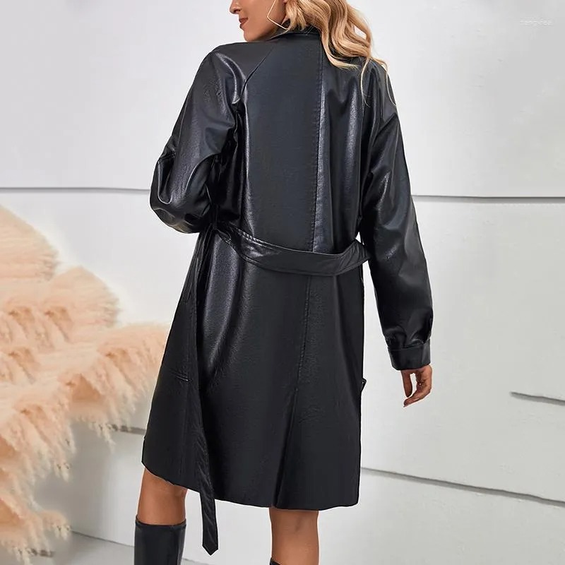 leather trench coat