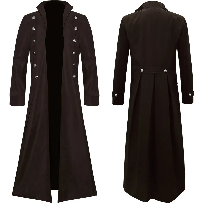 black trench coat