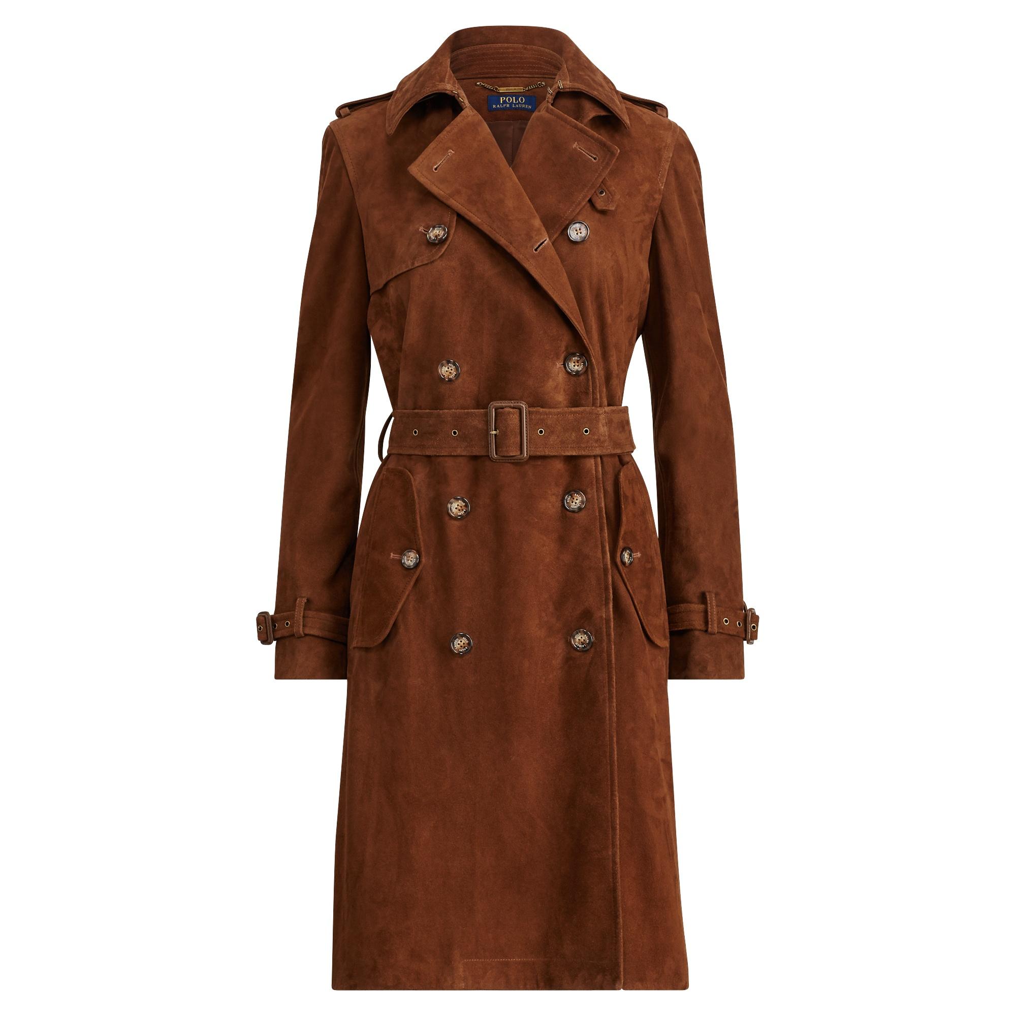 brown trench coat