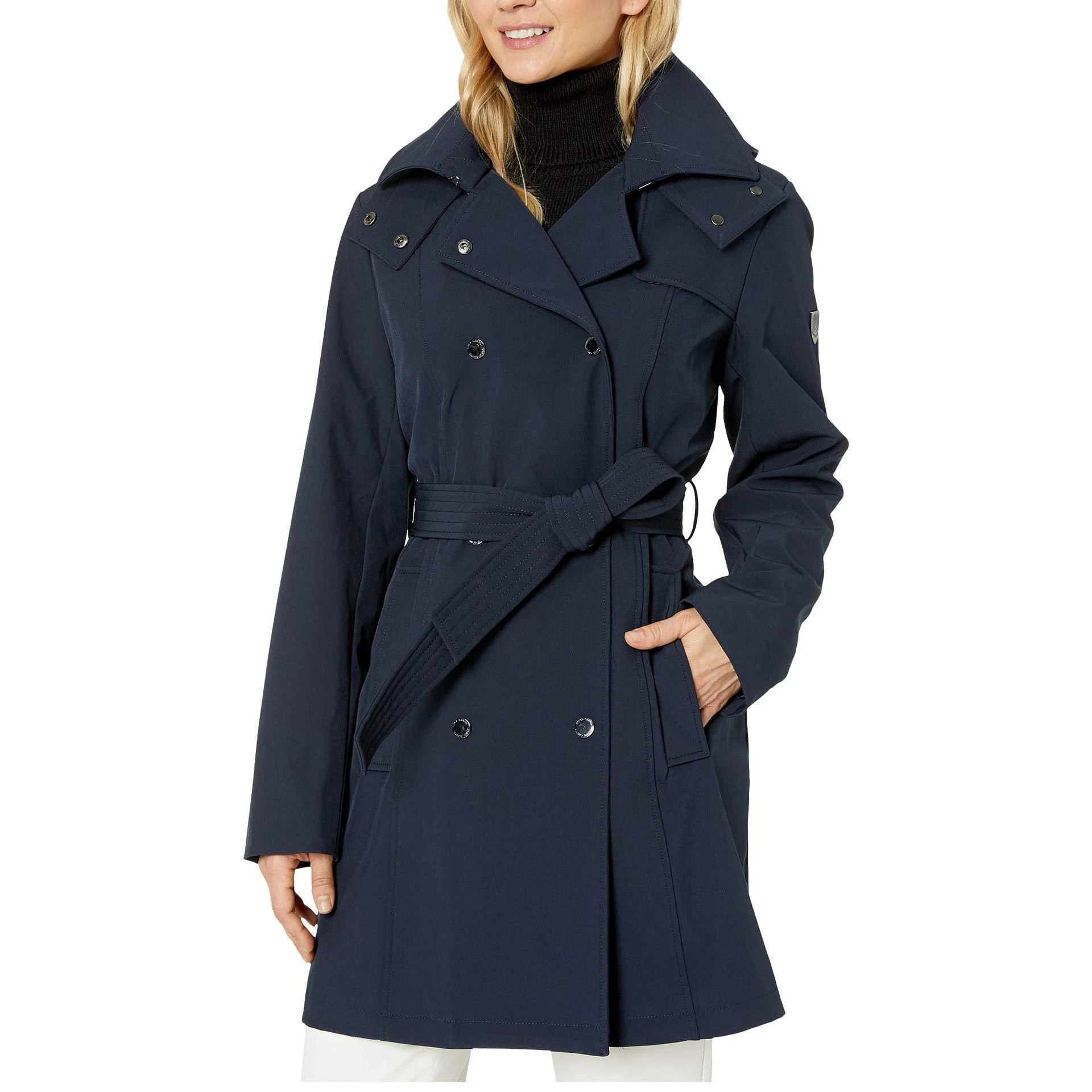 trench coat with hood