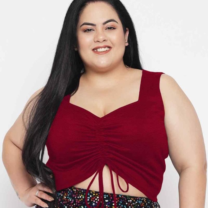 plus size crop top